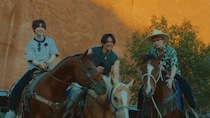 Travis Japan七五三掛龍也＆松田元太＆松倉海斗、乗馬体験に興奮「そろうの楽しみ」“7人合流”目前にファン歓喜＜トラジャサマバケ＞