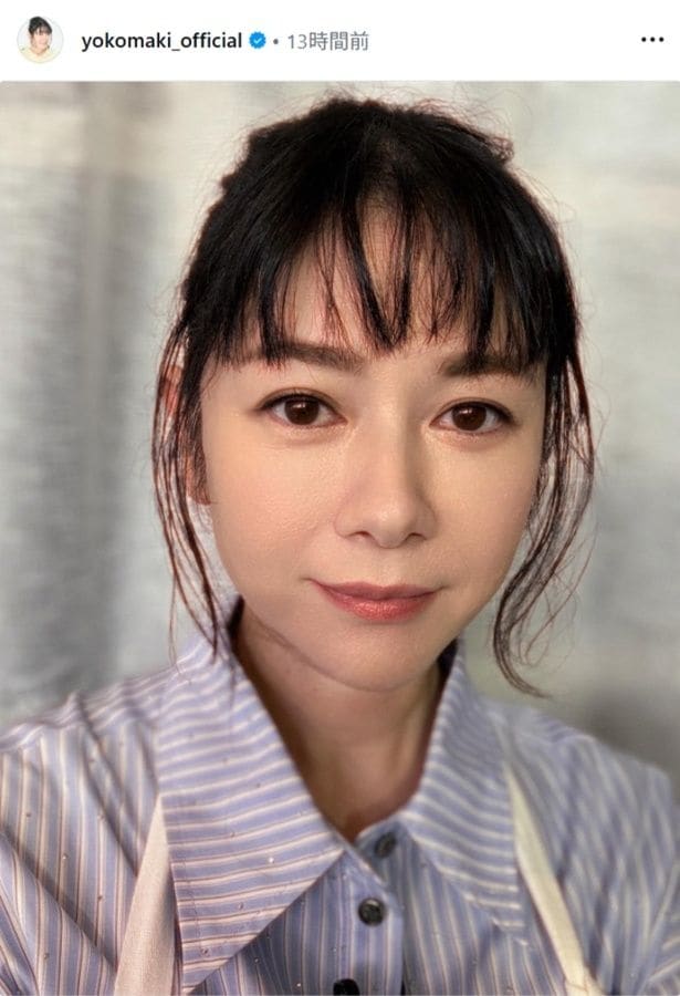 【写真】真木よう子、“オン眉”でカメラを見つめるナチュラルな姿