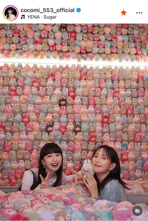 【写真】Cocomiと本田翼、超映えスポットでツーショット