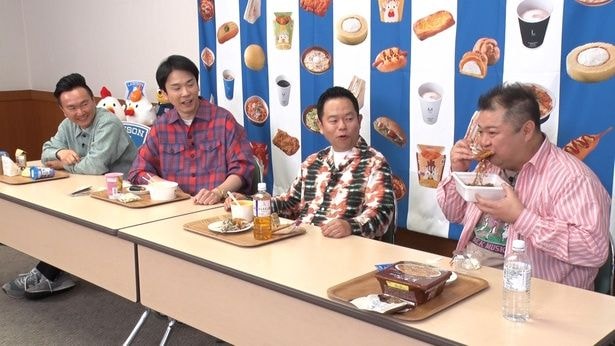 ＜かまいたちの知らんけど＞罰ゲームを懸けた「ローソン王」対決にブラックマヨネーズ・小杉竜一＆ダイアン・津田篤宏が参戦