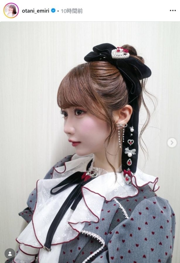 【写真】＝LOVE・大谷映美里、お人形のような愛らしさを見せる衣装ショット