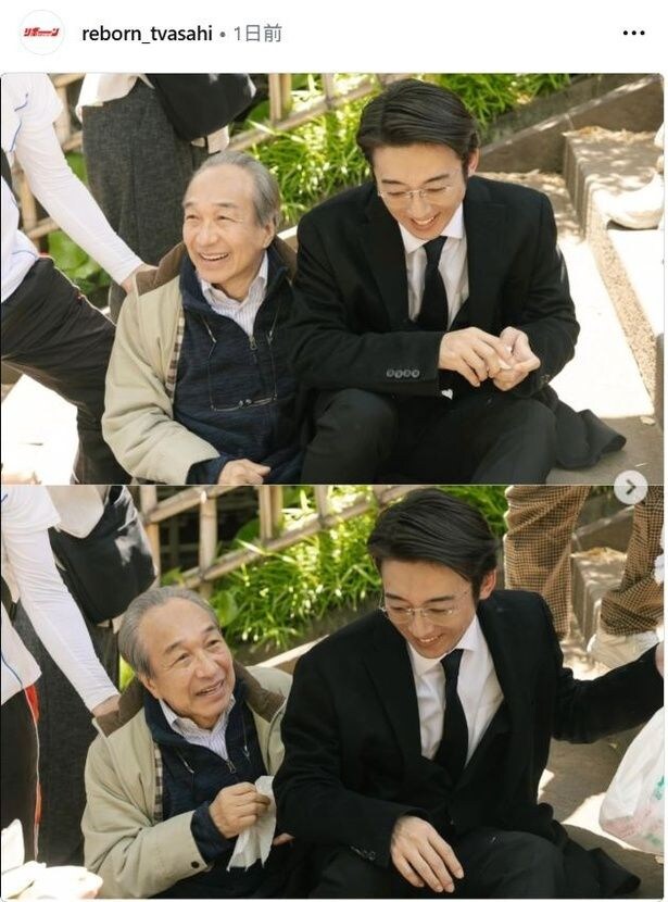 【写真】高橋一生＆小日向文世の自然な“親子ショット”に反響
