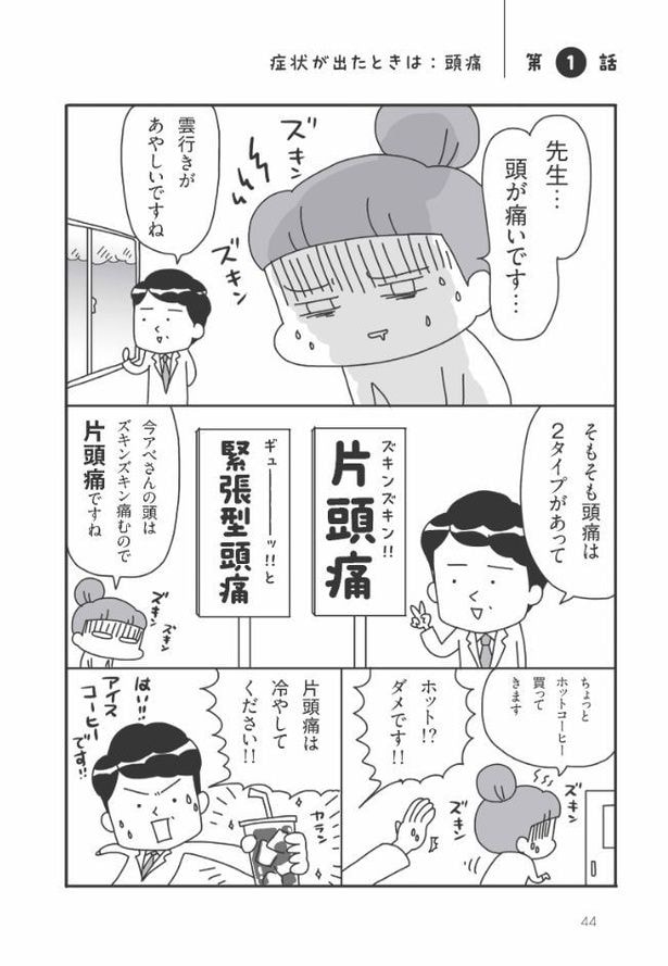 『症状が出たときは：頭痛』(1／8)