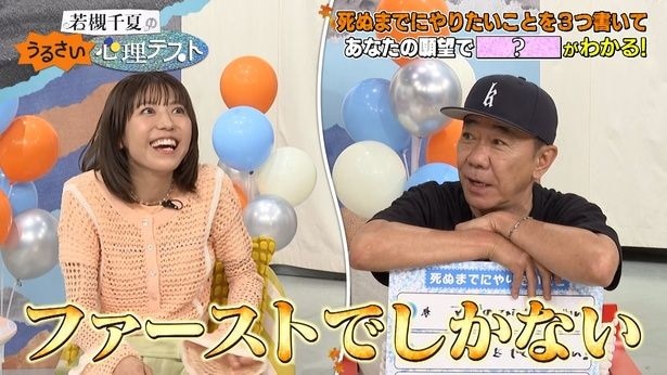 「若槻千夏のうるさい心理テスト」より