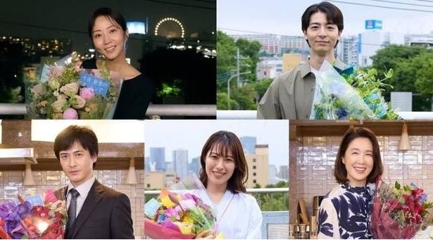 【写真】木南晴夏&高杉真宙&中村俊介&月城かなと&筒井真理子のクランクアップショット