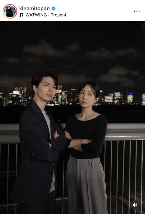 【写真】木南晴夏＆高杉真宙、ドラマでは見られない険しい表情の“腕組2ショット”