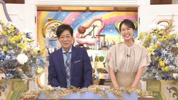 番組MCを務める名倉潤(ネプチューン)と下村彩里アナウンサー(テレビ朝日)