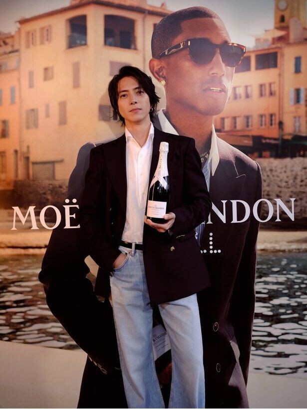山下智久「喜びは誰かと分かち合うことで何倍にもなる」　『モエ・エ・シャンドン』イベントに登場