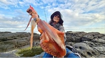 ド迫力の超大型アオリイカ“レッドモンスター”に挑む　アングラーが夢見る巨大魚との激闘に密着＜巨大魚・春の陣2026＞
