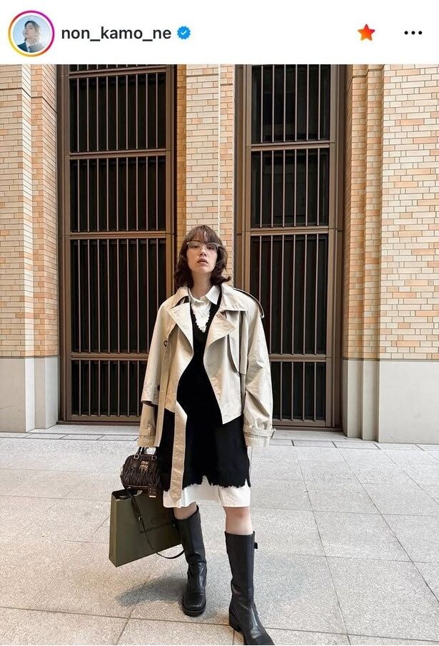 【写真】のん、個性溢れるユニークな“私服”コーデ