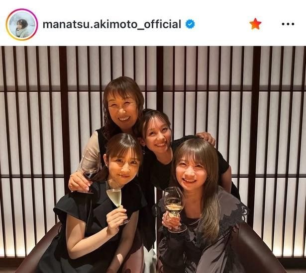 【写真】秋元真夏、北斗晶＆小倉優子＆浦野モモとの姿