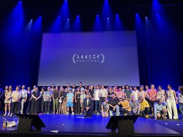 「アヌシー国際アニメーション映画祭2026」授賞式にて