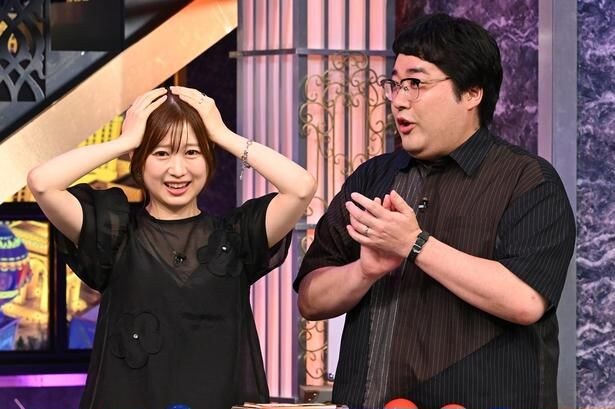 頭を抱えるいとくとらと感心してる様子の村上(マヂカルラブリー)