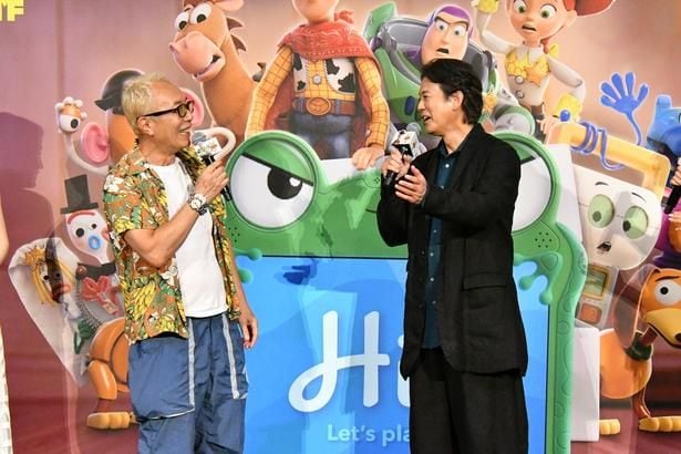 唐沢寿明と所ジョージら日本版声優陣が「トイ・ストーリー5」ジャパンプレミアに登場