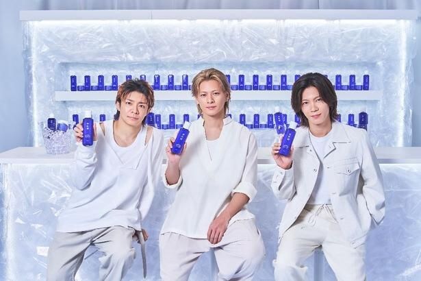 “冷やし雪肌精”体感POP-UP「SEKKISEI COOLING LOUNGE」に来場したNumber_i