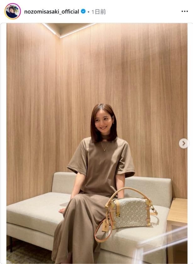 【写真】佐々木希、ナチュラルな美しさ際立つブラウンコーデ