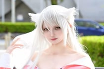 「化物語」ブラック羽川コスプレイヤー「アイメークにこだわり“挑発的で不気味な色気”を表現」＜ニコニコ超会議＞