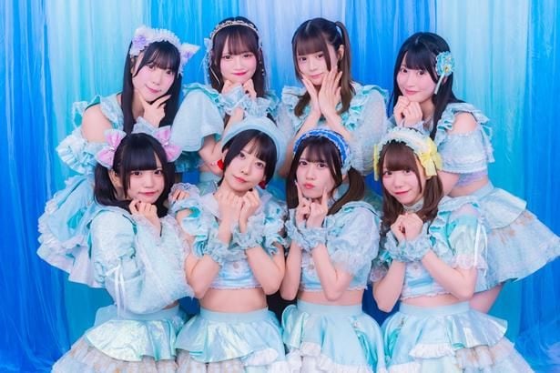 I MY ME MINE(写真上段左から美園うらら、広瀬くれは、犬飼うた、保坂しおり 下段左から紬木みく、百千もね、髙田あかり、結月きい)