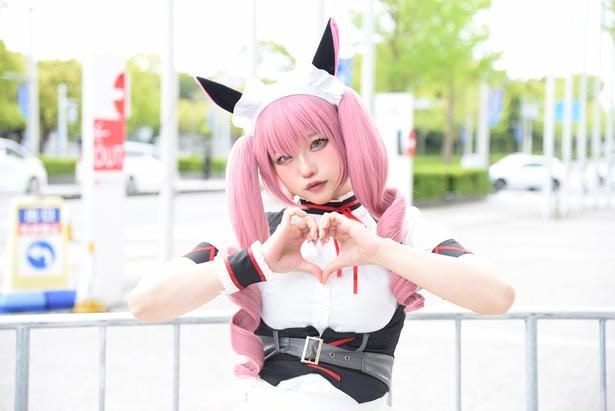 むちむち女子・橘あさひ「シュタゲ」“フェイリス”コスプレ「忠実に再現した縦ロールがお気に入り」<ニコニコ超会議>