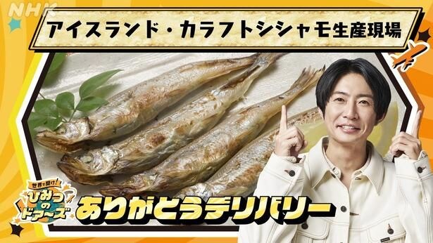 相葉雅紀、カラフトシシャモの検品の裏側に驚き「卵が詰まっているのは偶然じゃなかった」＜世界で開け！ひみつのドアーズ＞