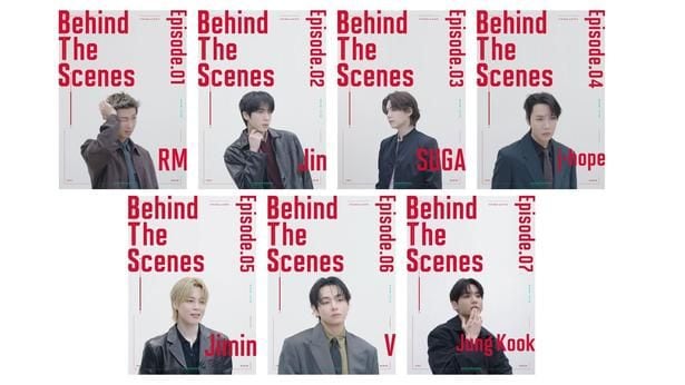 BTSが出演するTVCMメイキング映像のソロバージョンがLeminoで独占配信中