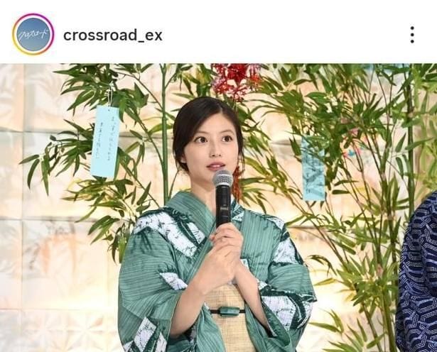 【写真】今田美桜、浴衣姿がかわいい記者会見時のオフショット