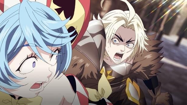 アニメ「追放された転生重騎士はゲーム知識で無双する」より