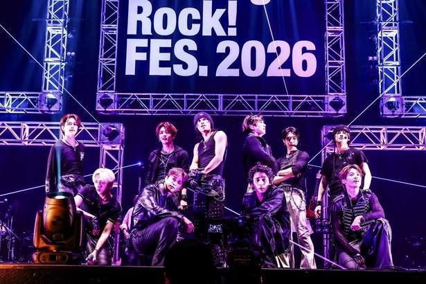 INI「夢みたいな環境」と歓喜、初出演の『Talking Rock! FES』でボルテージMAXの全10曲をパフォーマンス