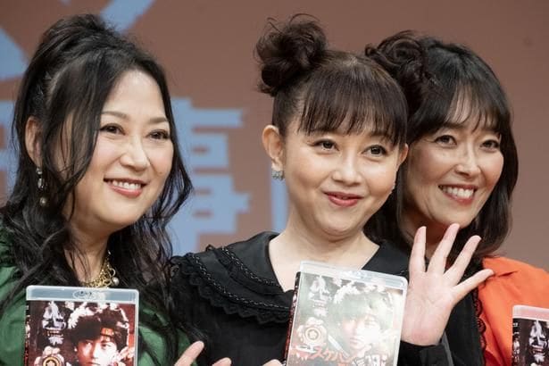 大西結花、浅香唯、中村由真(写真左から)