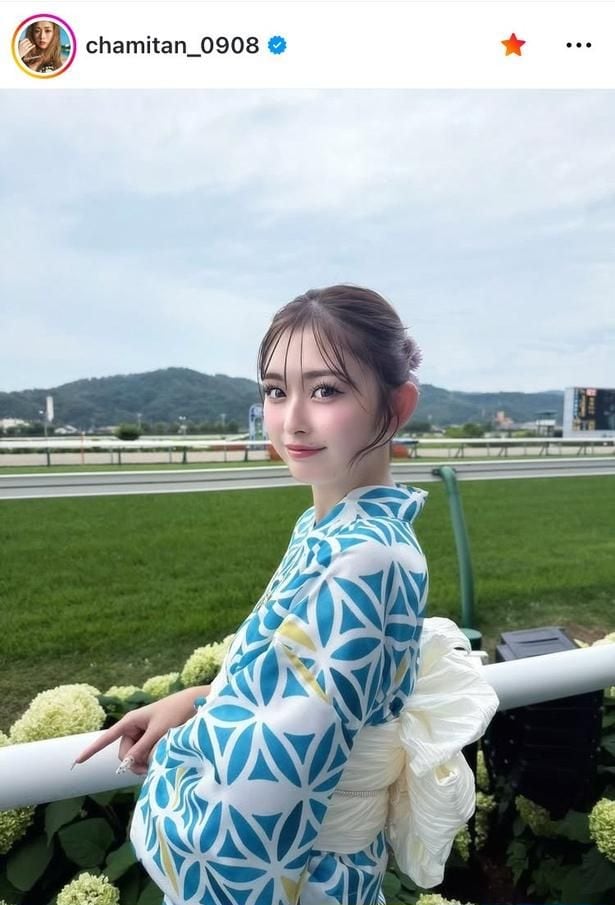 【写真】浴衣姿の“透明感”…ゆうちゃみ、アップヘア姿