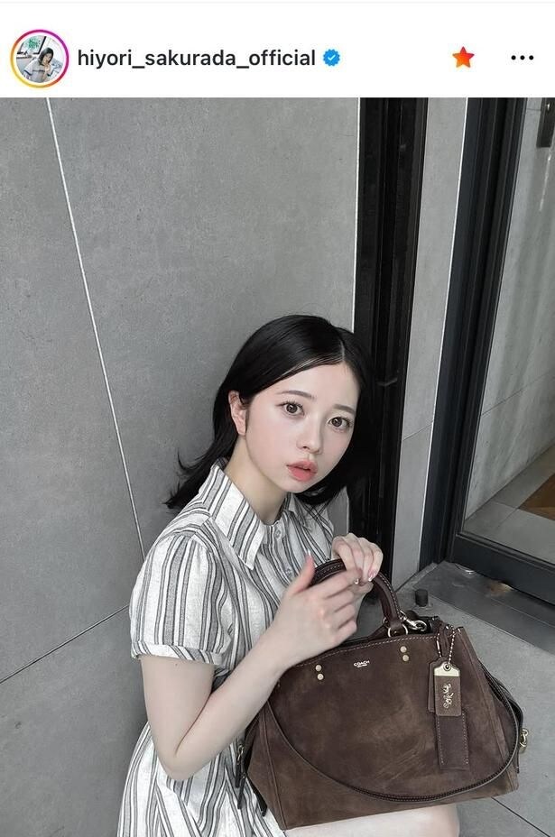 【写真】桜田ひより、シンプルなワンピ姿