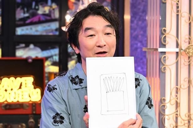 ポッキーのパッケージを描いたと思われる池田鉄洋
