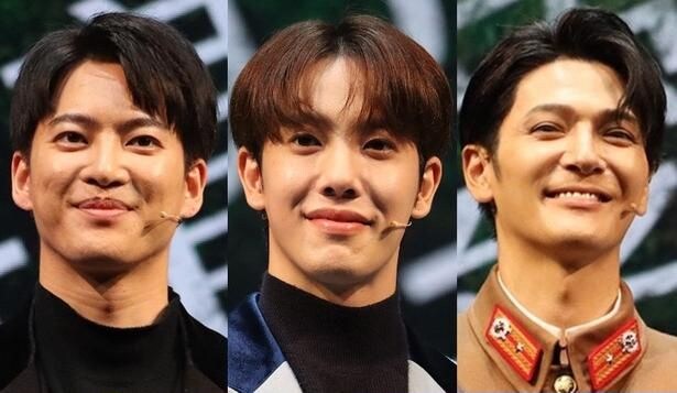 n.SSign・KAZUTA、三山凌輝&上田堪大との楽屋3ショットに「かわいいハッピー」「すてきな仲間」の声<愛の不時着>
