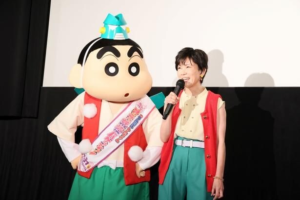 「映画クレヨンしんちゃん」舞台あいさつ