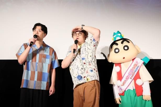 「映画クレヨンしんちゃん」舞台あいさつ