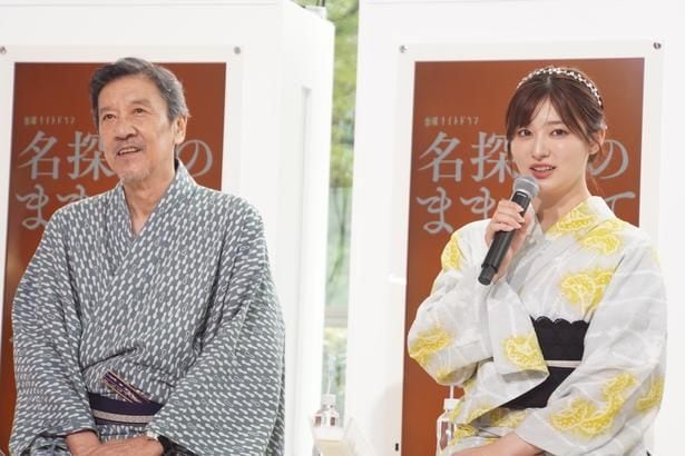 奥田瑛二、独特な口癖を明かす 吉川愛&綱啓永も驚き「咳払いじゃなかったんですか?」<名探偵のままでいて>