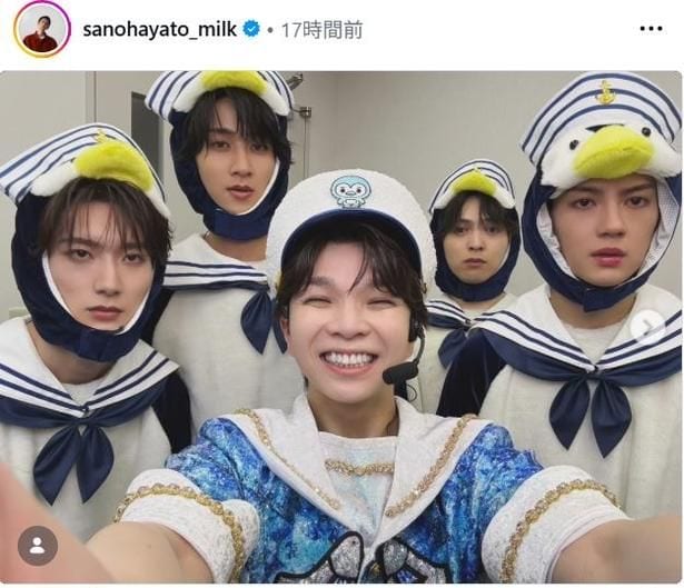 【写真】佐野勇斗、ペンギンの衣装で真顔ショット