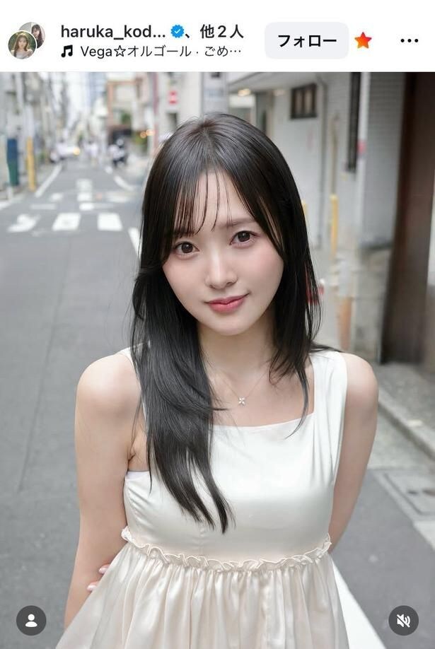 【写真】兒玉遥、ノースリーブワンピで“美肩×美鎖骨”輝く姿