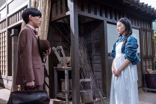 藤田(坂口涼太郎)は直美(上坂樹里)に自身の体験からエールを贈る