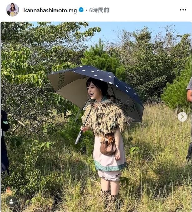 【写真】橋本環奈、映画「キングダム」河了貂の衣装姿のオフショット