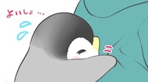 普段は抱っこされる側のペンギンが…甘やかしてくれるお姉さんに見せた”男気”に「ほっこりした」と反響【漫画】