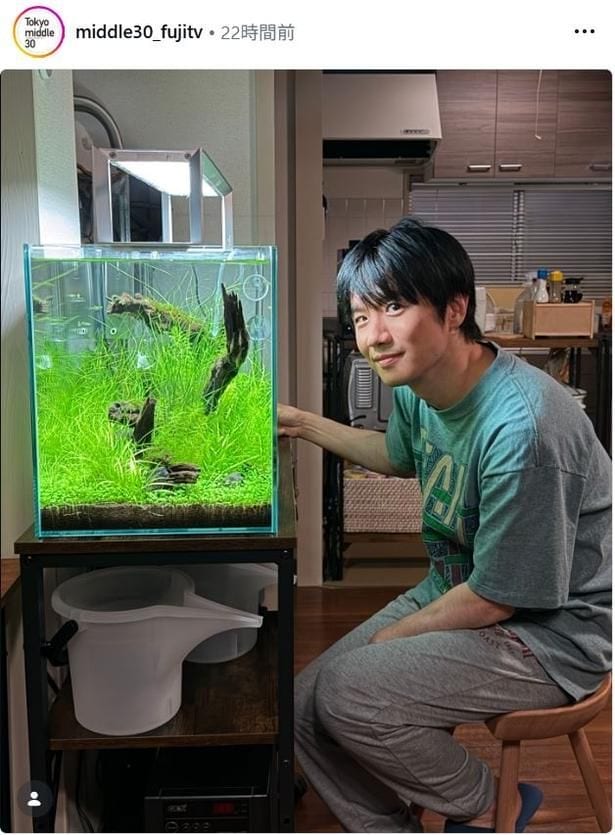 【写真】水槽に夢中な風間俊介の笑顔に「癒し効果抜群」の声