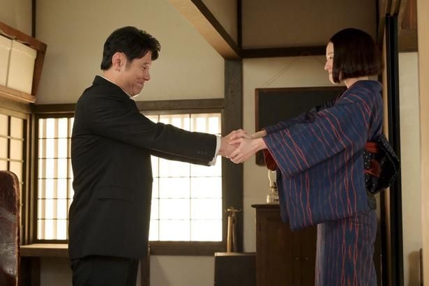 吉江(原田泰造)は九州へ旅立つことになり、直美(上坂樹里)との別れを惜しむ