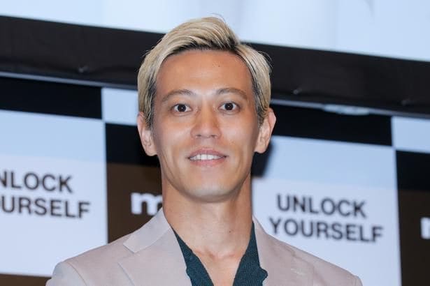 「mgh×BEAMS EXCLUSIVE PRE-LAUNCH」記者会見に出席した本田圭佑氏