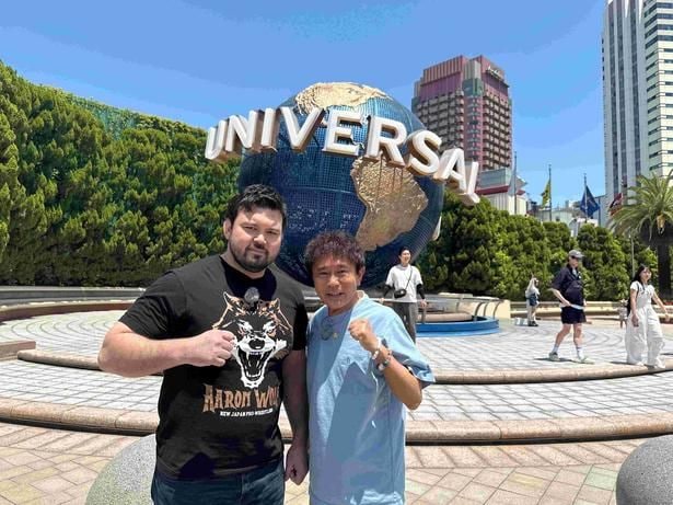 浜田雅功とウルフアロンがUSJへ