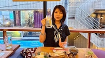 飯島直子、地元・綱島のご当地サワーに大喜び　グイグイPRして店内に“ブーム”を巻き起こす＜飯島直子の今夜一杯いっちゃう？＞