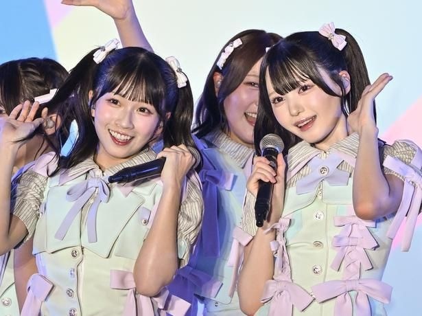 天野香乃愛&市原愛弓のWセンターで最新シングル「サマーツインテール」を披露