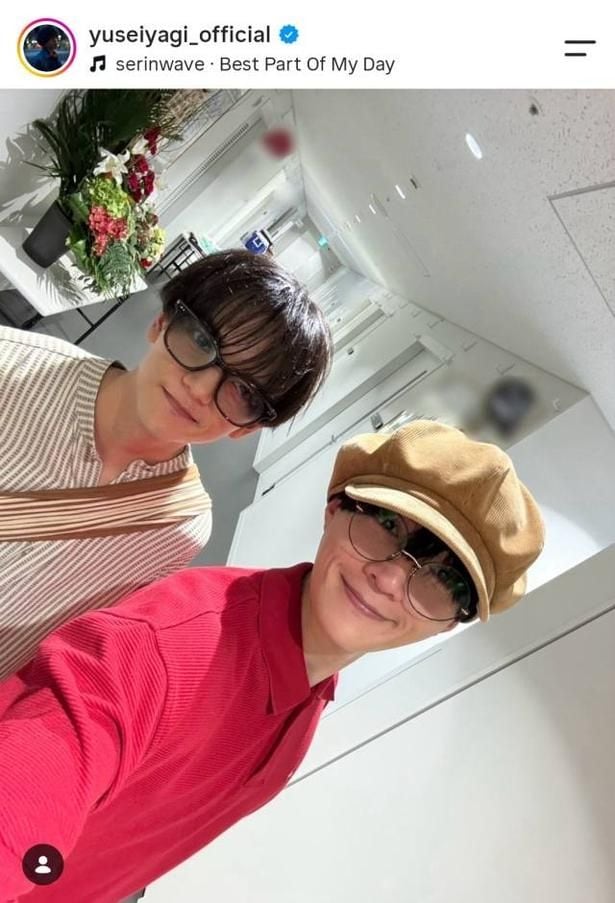 【写真】八木勇征&中島颯太、ライブ後の普段着ショット