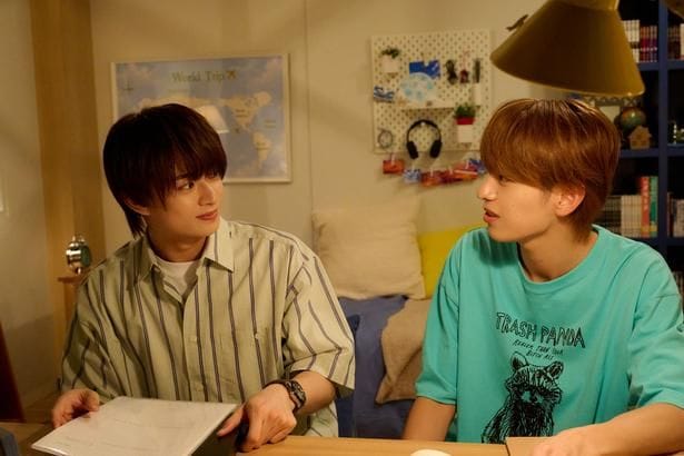 浮所飛貴“蒼汰”、お泊りの夜に深田竜生“夏輝”に胸の内を明かし感動呼ぶ「胸に来る」の声＜夏色の雲が恋と嵐をまきおこす＞