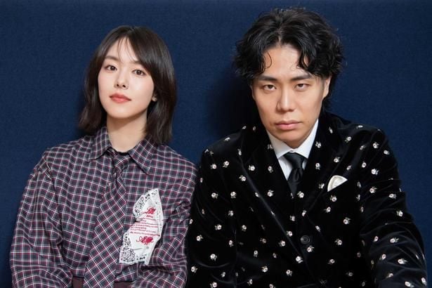 映画「チルド」に出演する唐田えりかとくるま(令和ロマン)